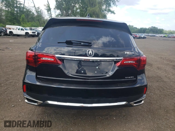 2017 Acura MDX with VIN 5FRYD4H38HB042327, listed as a Copart auction lot 61488535 with 83,608 mi miles and Salvage title. Bid and sale history available at DreamBid. Image 6.