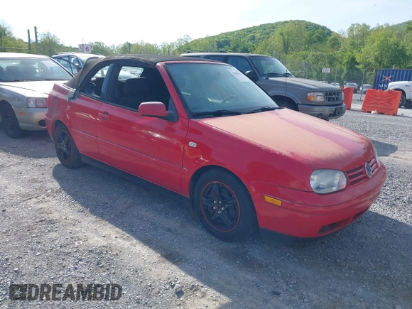 2002 Volkswagen Cabrio GLS with VIN 3VWCC21V32M804512, listed as a IAAI auction lot 42198787 with 198,731 mi miles and . Bid and sale history available at DreamBid. Image 1.