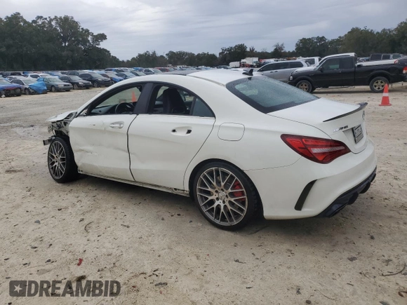 2018 Mercedes-Benz CLA with VIN WDDSJ5CB7JN618278, listed as a Copart auction lot 88866695 with 45,312 mi miles and Salvage Title. Bid and sale history available at carsss.com. Image 2.