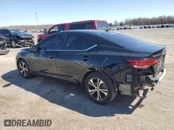 2023 Nissan Sentra SV with VIN 3N1AB8CV8PY268575, listed as a Copart auction lot 50377655 with 27,356 mi miles and Salvage Title. Bid and sale history available at DreamBid. Image 2.