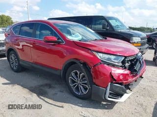 2022 Honda CR-V EX-L with VIN 5J6RW1H84NA005056, listed as a IAAI auction lot 41893748 with 26,885 mi miles and . Bid and sale history available at carsss.com. Image 1.