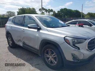 2018 GMC Terrain SLE with VIN 3GKALMEV1JL190617, listed as a IAAI auction lot 42080126 with 289,489 mi miles and . Bid and sale history available at DreamBid. Image 1.
