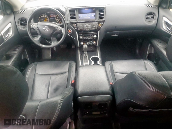 2017 Nissan Pathfinder Platinum with VIN 5N1DR2MM6HC613620, listed as a Copart auction lot 60761545 with 107,149 mi miles and Clean title. Bid and sale history available at DreamBid. Image 8.