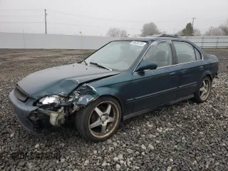 1998 Honda Civic EX with VIN 2HGEJ8546WH619981, listed as a Copart auction lot 88636735 with 208,240 mi miles and Salvage Title. Bid and sale history available at carsss.com. Image 1.