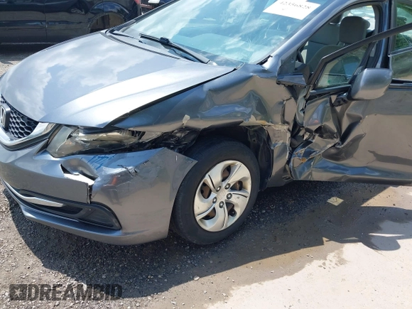 2013 Honda Civic LX with VIN 19XFB2F53DE041982, listed as a IAAI auction lot 42356828 with 127,350 mi miles and . Bid and sale history available at DreamBid. Image 6.