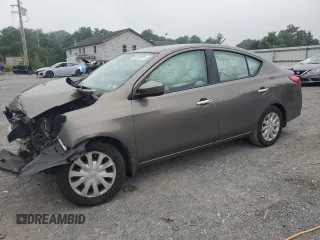 2017 Nissan Versa S with VIN 3N1CN7AP8HL830052, listed as a Copart auction lot 64096095 with 94,002 mi miles and Salvage title. Bid and sale history available at DreamBid. Image 1.