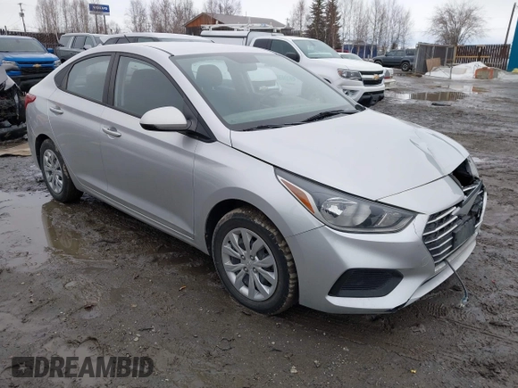 2019 Hyundai Accent SE with VIN 3KPC24A38KE069830, listed as a IAAI auction lot 42057953 with 57,240 mi miles. Bid and sale history available at carsss.com. Image 1.