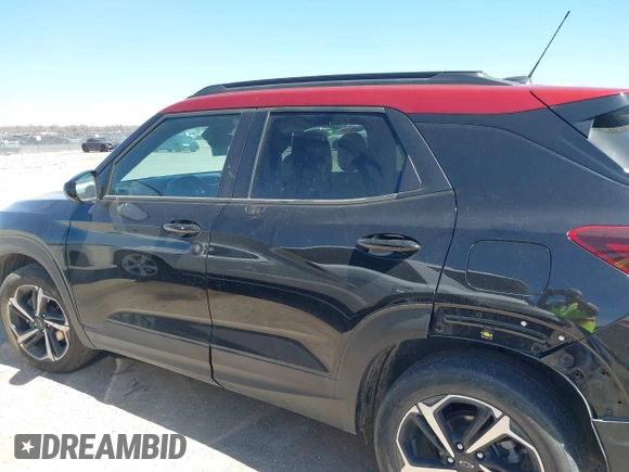2021 Chevrolet TrailBlazer RS with VIN KL79MTSL3MB020223, listed as a IAAI auction lot 41790706 with 64,859 mi miles. Bid and sale history available at carsss.com. Image 14.