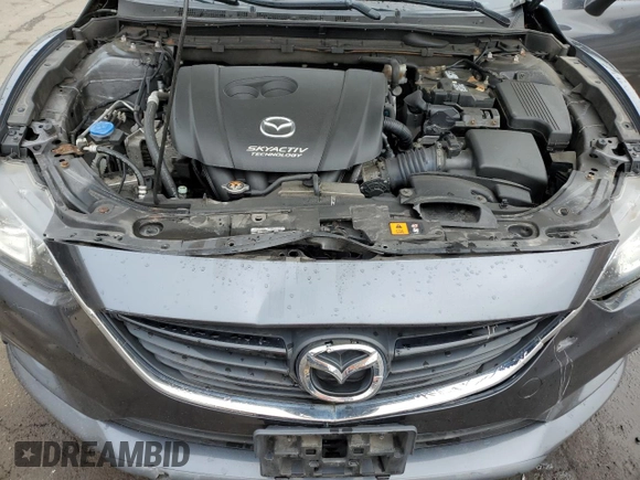 2014 Mazda 6 i Touring with VIN JM1GJ1V62E1148893, listed as a Copart auction lot 53800325 with 93,329 mi miles and Salvage Title. Bid and sale history available at DreamBid. Image 11.