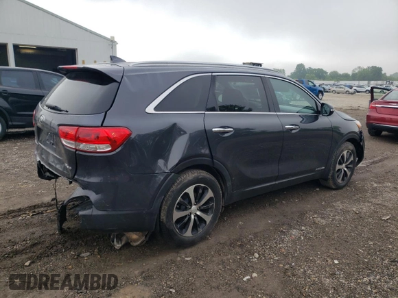 2017 Kia Sorento EX with VIN 5XYPHDA51HG222464, listed as a Copart auction lot 58585465 with 80,401 mi miles and Salvage title. Bid and sale history available at DreamBid. Image 3.