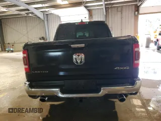 2019 Ram 1500 Limited with VIN 1C6SRFHT1KN810346, listed as a Copart auction lot 56713315 with 87,066 mi miles and Salvage title. Bid and sale history available at DreamBid. Image 6.