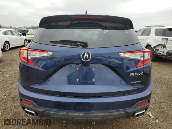 2024 Acura RDX with VIN 5J8TC2H39RL021697, listed as a Copart auction lot 55443475 with 13,200 mi miles and Salvage title. Bid and sale history available at DreamBid. Image 6.