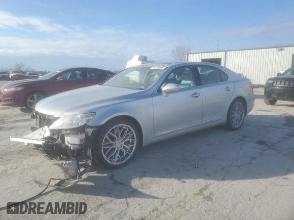 2012 Lexus LS 460 with VIN JTHCL5EF1C5014719, listed as a Copart auction lot 41970505 with Not provided miles and Salvage title. Bid and sale history available at DreamBid. Image 1.