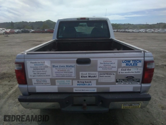 2001 Ford Ranger XL with VIN 1FTYR10C21PA47340, listed as a Copart auction lot 50261385 with 136,765 mi miles and Salvage title. Bid and sale history available at DreamBid. Image 6.