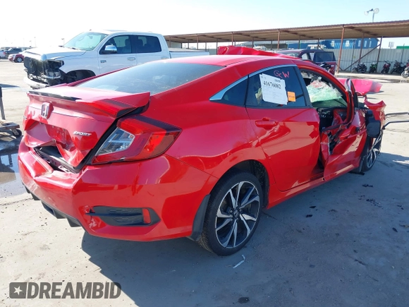 2019 Honda Civic Sport with VIN 2HGFC2F89KH556513, listed as a IAAI auction lot 41676082 with Not Provided miles and . Bid and sale history available at DreamBid. Image 4.