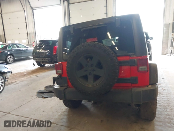 2017 Jeep Wrangler Unlimited Sport with VIN 1C4BJWDG0HL597113, listed as a IAAI auction lot 41764073 with 96,531 mi miles. Bid and sale history available at carsss.com. Image 17.