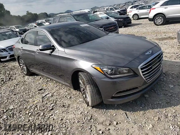 2015 Hyundai Genesis 3.8L with VIN KMHGN4JEXFU063802, listed as a Copart auction lot 68367874 with 103,495 mi miles and Salvage Title. Bid and sale history available at carsss.com. Image 10.