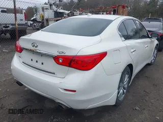 2016 Infiniti Q50 3.0t Premium with VIN JN1EV7AR4GM341324, listed as a IAAI auction lot 42093328 with 95,942 mi miles. Bid and sale history available at carsss.com. Image 4.