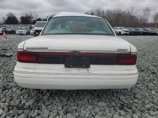 1997 Mercury Grand Marquis LS with VIN 2MELM75W7VX651074, listed as a Copart auction lot 44707425 with Not Provided miles and Salvage Title. Bid and sale history available at DreamBid. Image 6.