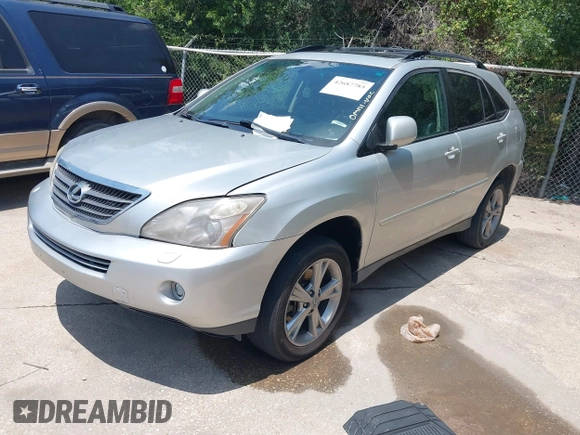 2006 Lexus RX 400h with VIN JTJGW31U362000391, listed as a IAAI auction lot 42687783 with 213,890 mi miles and . Bid and sale history available at DreamBid. Image 2.