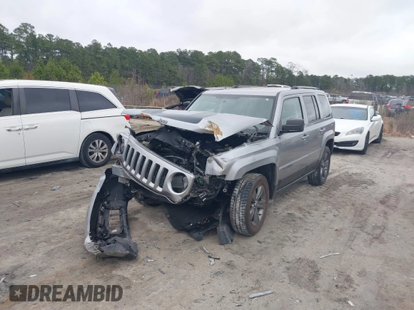 2017 Jeep Patriot Sport with VIN 1C4NJPBAXHD200955, listed as a IAAI auction lot 41597096 with 166,857 mi miles. Bid and sale history available at carsss.com. Image 6.