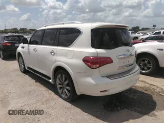2014 Infiniti QX80 with VIN JN8AZ2NF6E9551446, listed as a IAAI auction lot 42554502 with 209,884 mi miles and . Bid and sale history available at DreamBid. Image 3.
