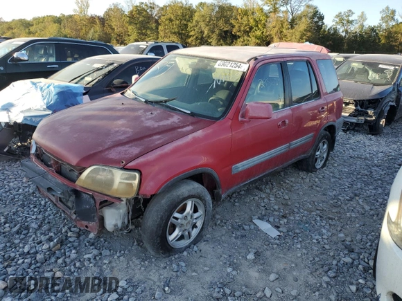 2000 Honda CR-V EX with VIN JHLRD1865YC003743, listed as a Copart auction lot 69021254 with 295,620 mi miles and Salvage Title. Bid and sale history available at carsss.com. Image 1.