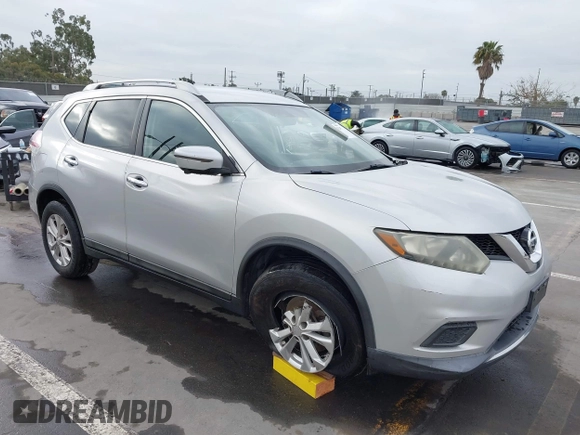 2014 Nissan Rogue SV with VIN 5N1AT2ML9EC860640, listed as a IAAI auction lot 42104247 with 155,929 mi miles and . Bid and sale history available at DreamBid. Image 1.