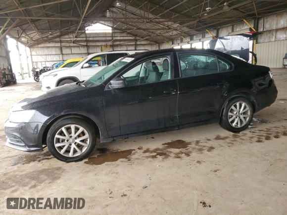 2015 Volkswagen Jetta Sedan 1.8T SE with VIN 3VWD07AJ3FM309076, listed as a Copart auction lot 46364875 with 141,257 mi miles and Salvage Title. Bid and sale history available at carsss.com. Image 1.