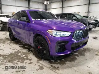 2022 BMW X6 M50i z VIN 5UXCY8C07N9K85135, wystawiony jako Copart lot #45385725 z przebiegiem 57 106 mil mil oraz Szkoda całkowita • Salvage title. Historia ofert i sprzedaży dostępna na DreamBid. Obrazek 12.