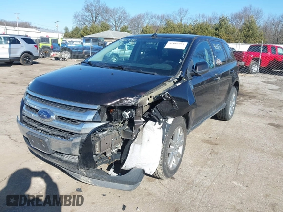 2013 Ford Edge SEL with VIN 2FMDK4JC7DBE00441, listed as a IAAI auction lot 41661591 with 131,411 mi miles. Bid and sale history available at carsss.com. Image 6.