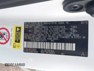 2012 Lexus RX with VIN 2T2ZK1BA4CC080731, listed as a IAAI auction lot 41679499 with 76,604 mi miles and . Bid and sale history available at carsss.com. Image 9.