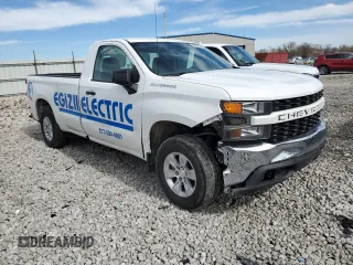 2019 Chevrolet Silverado 1500 Work Truck with VIN 3GCNWAEF1KG261966, listed as a Copart auction lot 50313505 with 160,135 mi miles and Salvage Title. Bid and sale history available at DreamBid. Image 4.