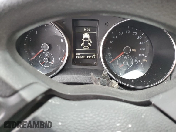 2011 Volkswagen Golf с VIN WVWDA7AJ0BW170583, выставлен на аукционе Copart как лот 45574495 с пробегом 164 008 миль миль и Списание • Salvage title. История ставок и продаж доступна на DreamBid. Изображение 9.