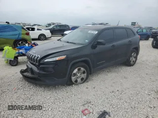 2017 Jeep Cherokee Sport with VIN 1C4PJLAB0HW669519, listed as a Copart auction lot 50829425 with 138,190 mi miles and Salvage Title. Bid and sale history available at carsss.com. Image 1.