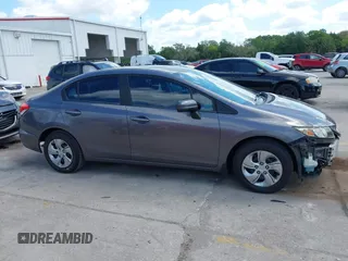 2014 Honda Civic Sedan LX with VIN 19XFB2F59EE079783, listed as a IAAI auction lot 42059609 with 179,922 mi miles. Bid and sale history available at carsss.com. Image 14.
