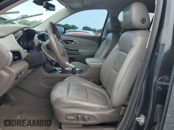 2018 Chevrolet Traverse LT z VIN 1GNERHKW2JJ135754, wystawiony jako Copart lot #59039325 z przebiegiem 244 932 mil mil oraz Czysty tytuł • Clean title. Historia ofert i sprzedaży dostępna na DreamBid. Obrazek 7.