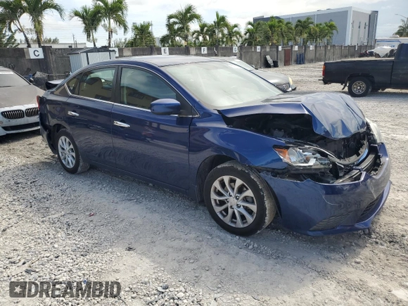 2019 Nissan Sentra S with VIN 3N1AB7AP3KY424478, listed as a Copart auction lot 62873115 with 61,638 mi miles and Salvage title. Bid and sale history available at DreamBid. Image 4.
