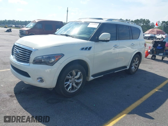 2012 Infiniti QX56 7-passenger с VIN JN8AZ2NF7C9516542, выставлен на аукционе IAAI как лот 42319421 с пробегом 222 230 миль миль и . История ставок и продаж доступна на DreamBid. Изображение 2.