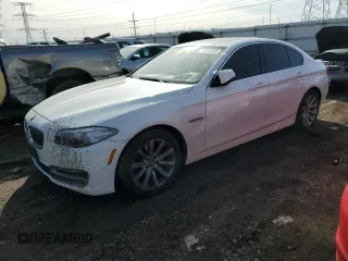 2014 BMW 5 Series 535i xDrive with VIN WBA5B3C57ED536661, listed as a Copart auction lot 48245365 with 117,070 mi miles and Salvage Title. Bid and sale history available at carsss.com. Image 1.