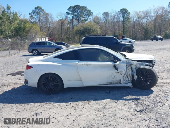 2018 Infiniti Q60 Luxe with VIN JN1EV7EK5JM340350, listed as a IAAI auction lot 41874749 with 71,946 mi miles and . Bid and sale history available at carsss.com. Image 13.
