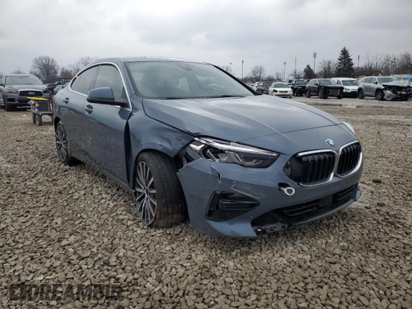 2022 BMW 2 Series 228i with VIN WBA53AK08N7L07962, listed as a Copart auction lot 44327845 with 8,844 mi miles and Salvage Title. Bid and sale history available at carsss.com. Image 4.