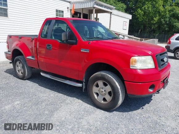 2007 Ford F-150 STX with VIN 1FTRF04W97KC14763, listed as a IAAI auction lot 42566587 with 120,200 mi miles and . Bid and sale history available at DreamBid. Image 1.