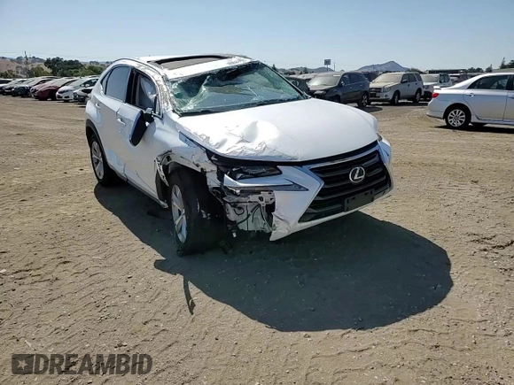 2017 Lexus NX 200t with VIN JTJBARBZ5H2135851, listed as a Copart auction lot 61858585 with 59,879 mi miles and Salvage title. Bid and sale history available at DreamBid. Image 14.
