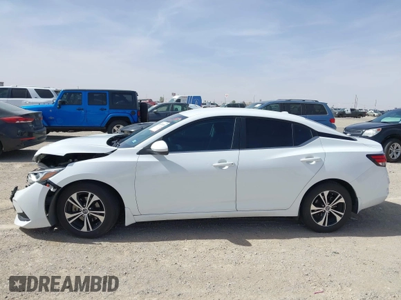 2020 Nissan Sentra SV with VIN 3N1AB8CV3LY228477, listed as a IAAI auction lot 41879199 with 70,304 mi miles. Bid and sale history available at carsss.com. Image 14.