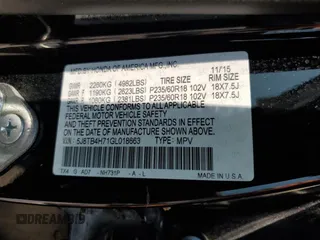 2016 Acura RDX Advance with VIN 5J8TB4H71GL018663, listed as a Copart auction lot 59438725 with 156,167 mi miles and Salvage title. Bid and sale history available at DreamBid. Image 13.