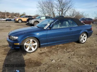 2005 BMW 3 Series 325Ci with VIN WBABW33485PL36210, listed as a Copart auction lot 86103064 with 115,715 mi miles and Salvage Title. Bid and sale history available at carsss.com. Image 1.