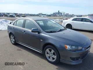 2009 Mitsubishi Lancer ES with VIN JA3AU26U39U022710, listed as a IAAI auction lot 41760869 with 222,788 mi miles. Bid and sale history available at carsss.com. Image 1.