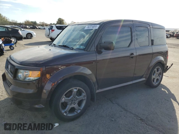 2007 Honda Element with VIN 5J6YH17997L012642, listed as a Copart auction lot 78231654 with Not Provided miles and Salvage Title. Bid and sale history available at DreamBid. Image 1.