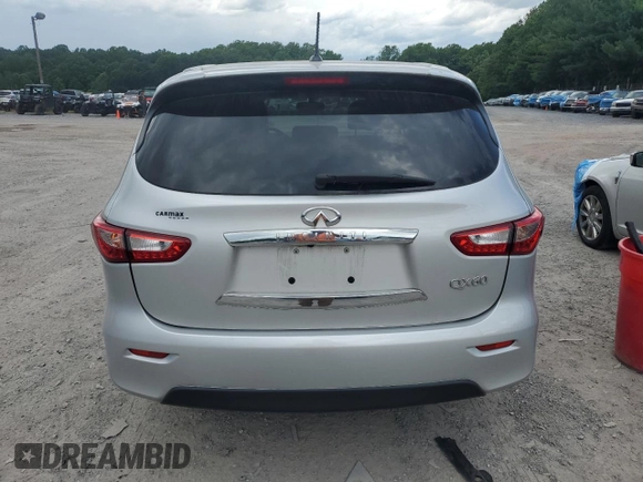 2015 Infiniti QX60 with VIN 5N1AL0MM6FC516052, listed as a Copart auction lot 61912455 with 98,007 mi miles and Salvage title. Bid and sale history available at DreamBid. Image 6.